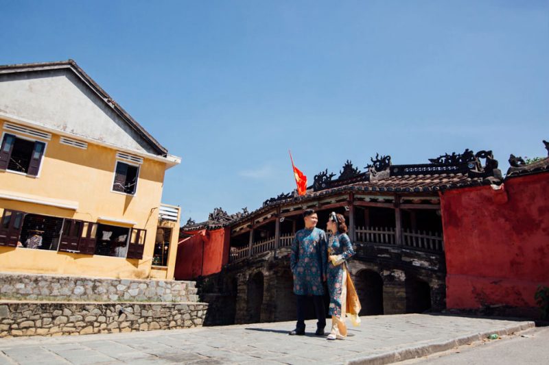ảnh cưới chùa cầu hội an