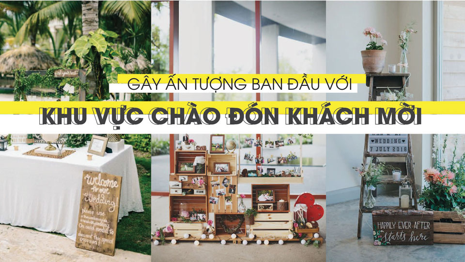 Chào đón khách mời đám cưới