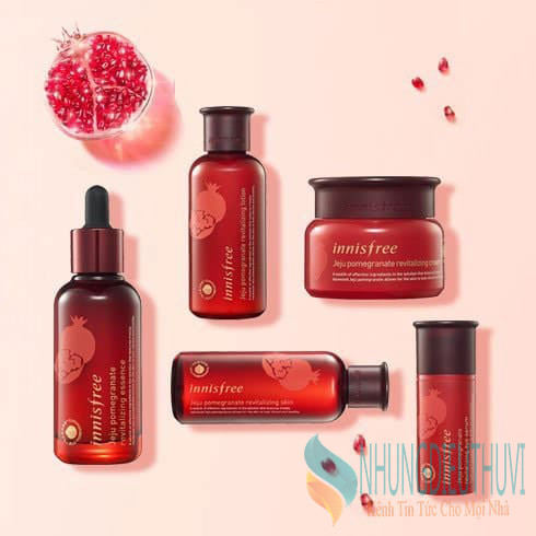 [Chia sẻ] Bộ dưỡng da Innisfree lựu đỏ