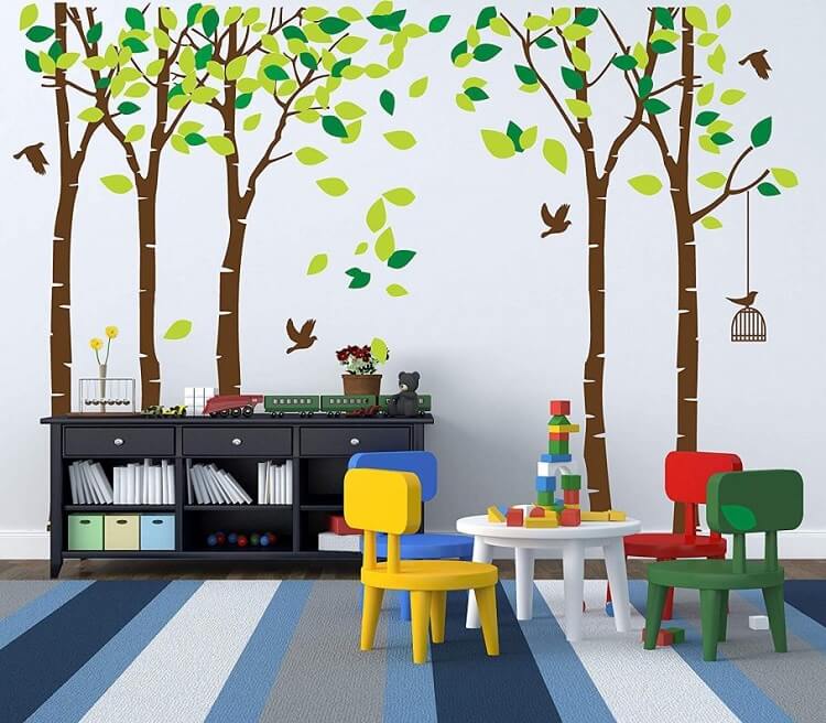 tranh tường mầm non