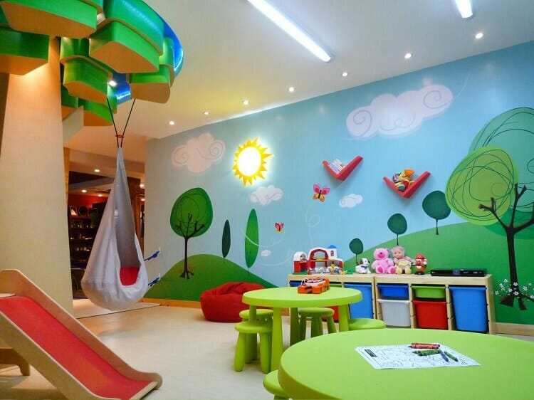 tranh tường mầm non