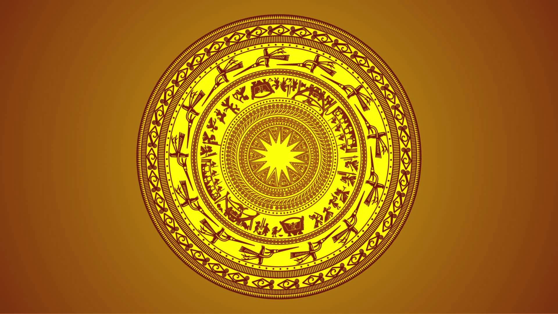 Background trống đồng full hd